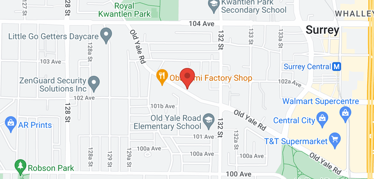 map of 13097 OLD YALE ROAD